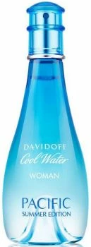 Davidoff Cool Water Pacific Summer Edition 2017 For Women - Vaporisateur 100 Ml Eau De Toilette - Femme